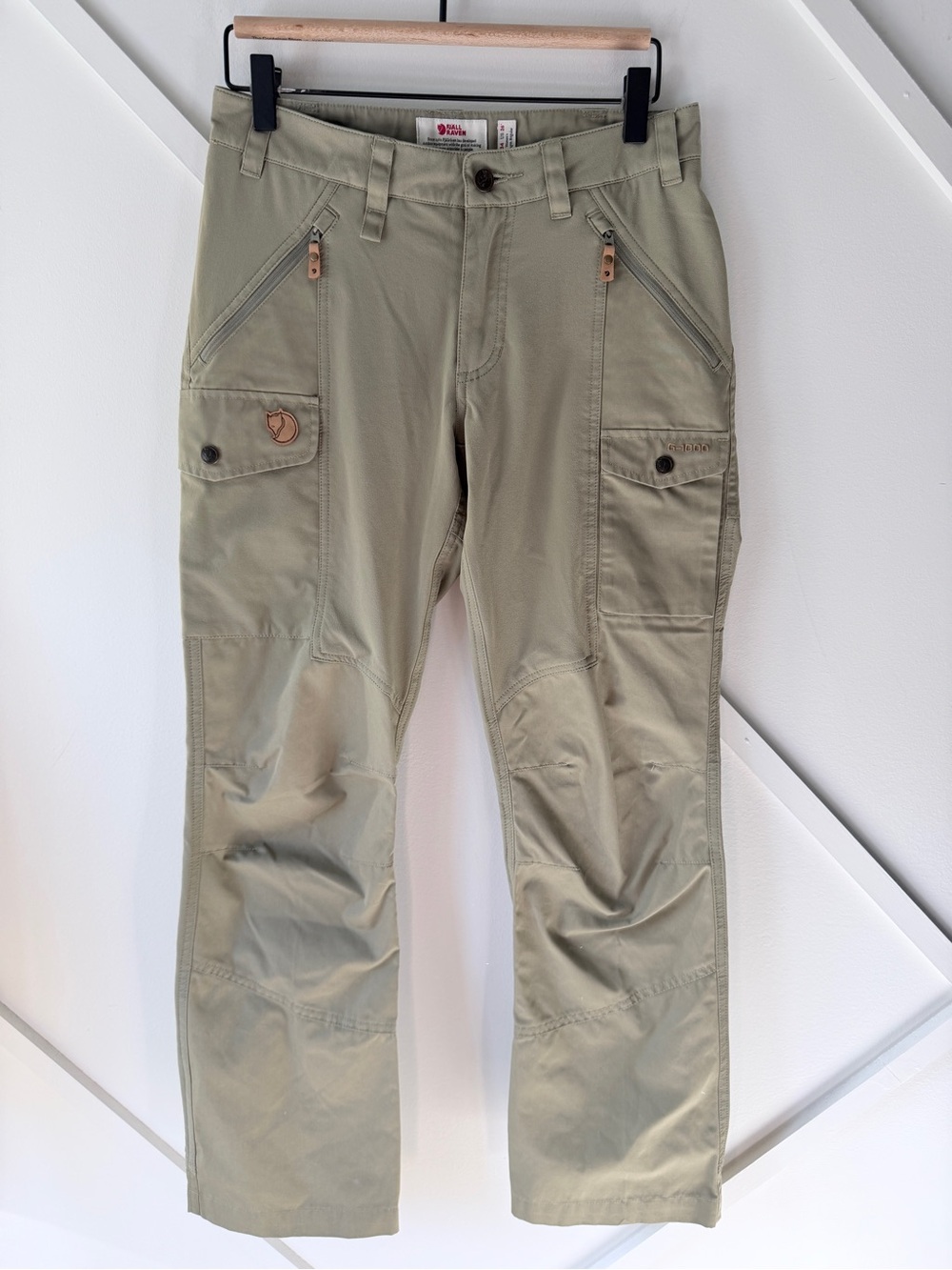 Fjallraven Women’s Nikka Trousers Curved G-1000 Olive Green 26 Hemmed | Trekking